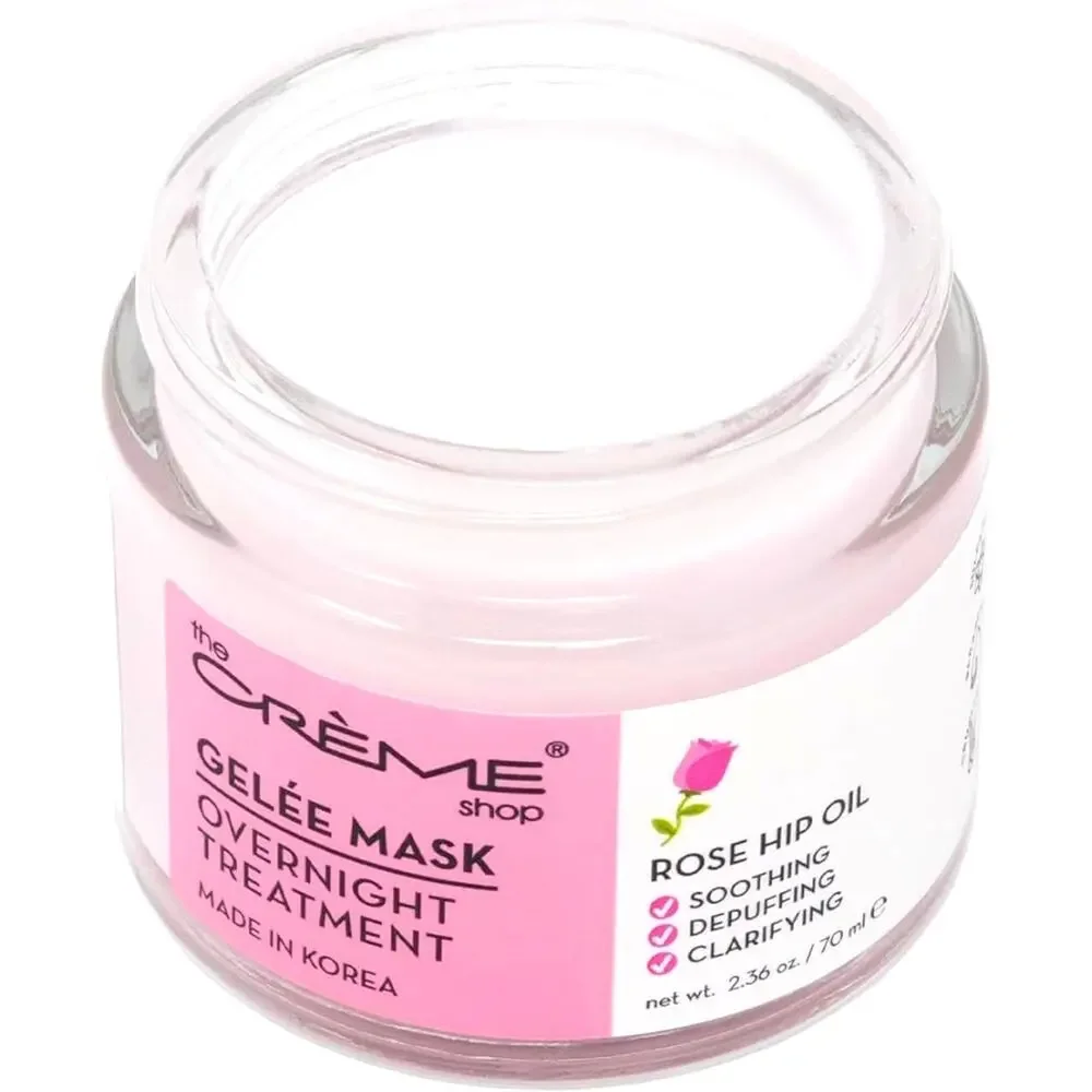 The Creme Shop Gelee Mask Overnight Treatment Rose Hip Oil